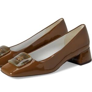 NWOB TORY BURCH Elegant Brown Patent Leather Loafers
